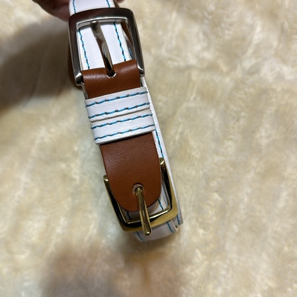 J.HILBURN double buckle leather belt main image 5